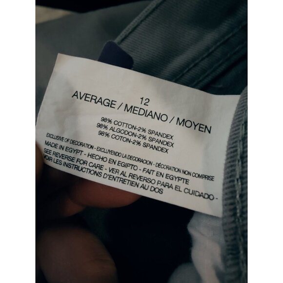 Gloria Vanderbilt Amanda Gray Cropped Rhinestone Embellished Jeans 12 - Picture 7 of 8